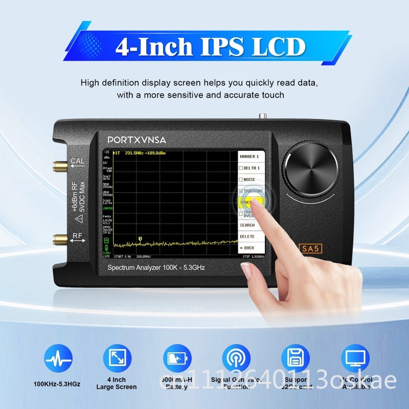 Signal Generator Spectrum Analyzer - Многофункциональный портативный анализатор спектра SA5 с