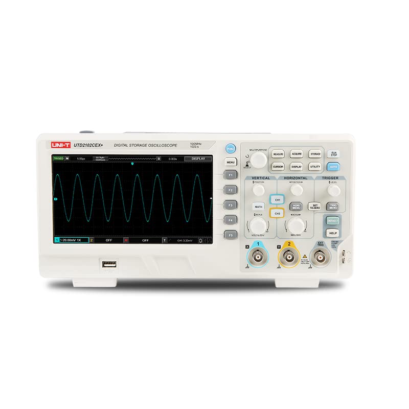 Digital Storage Oscilloscope 100Mhz - UTD2102CEX+ Высокоточный цифровой осциллограф с частотой