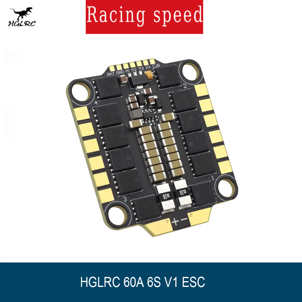 Fpv Flight Controller F7 Stack 60A - Полетный контроллер HGLRC 60A 6S 4in1