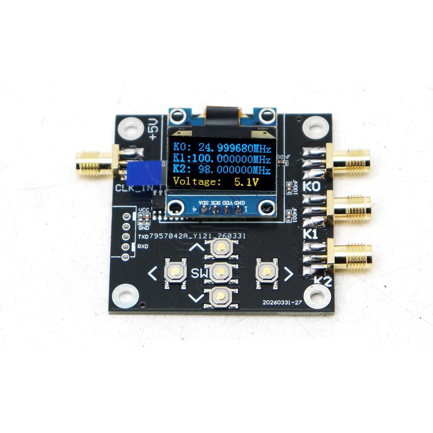 Signal Generator Spectrum Analyzer - Программируемый генератор тактовых сигналов SI5351, 2,5