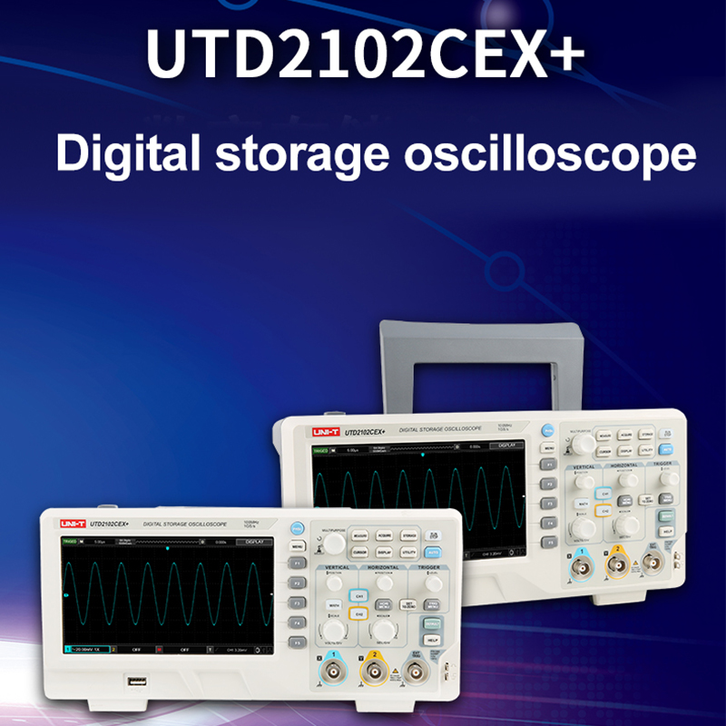 UNI-T UTD2102CEX + цифровой ос – обзор и цена Digital Storage Oscilloscope 100Mhz