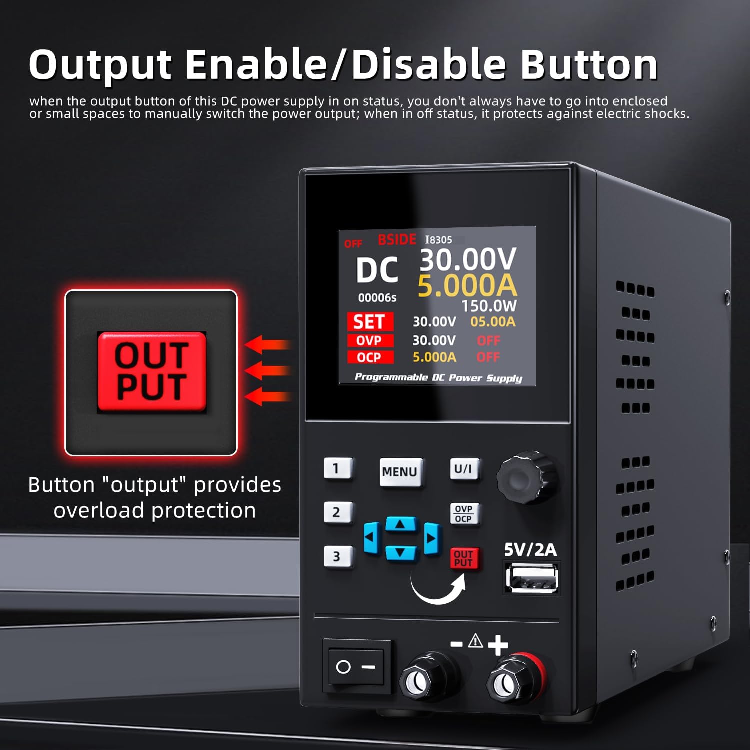 Лабораторный Регулируемый исто – обзор и цена Programmable Dc Power Supply 30V 10A