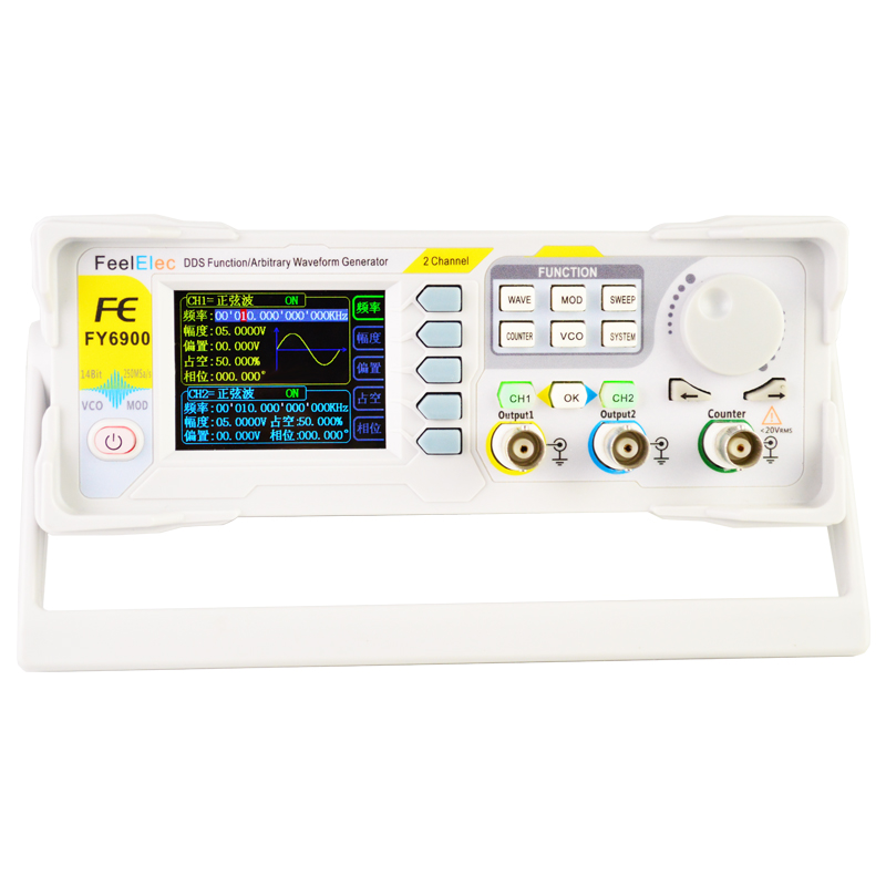 Новый Двухканальный генератор  – обзор и цена Function Arbitrary Waveform Generator