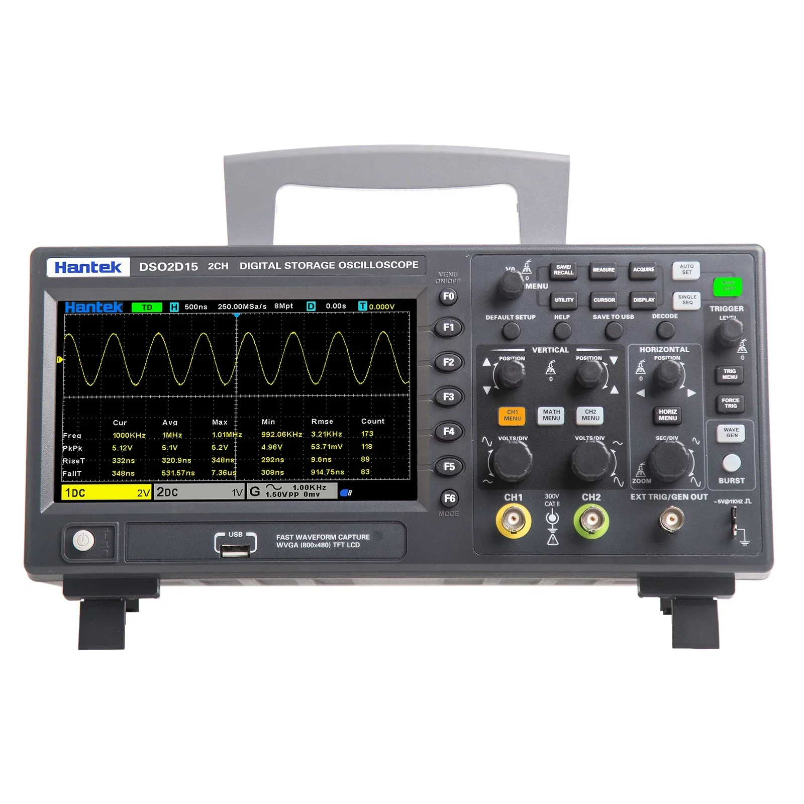 Цифровой двухканальный осцилло – обзор и цена Digital Storage Oscilloscope 100Mhz