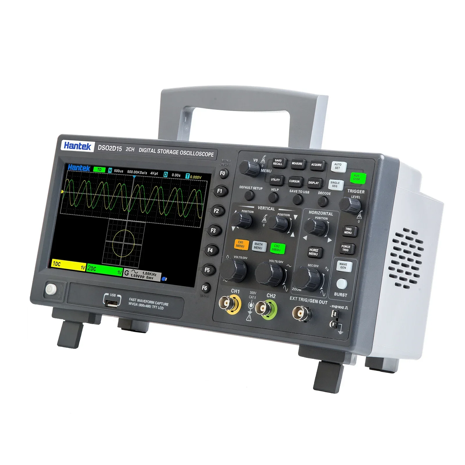 Цифровой двухканальный осцилло – обзор и цена Digital Storage Oscilloscope 100Mhz